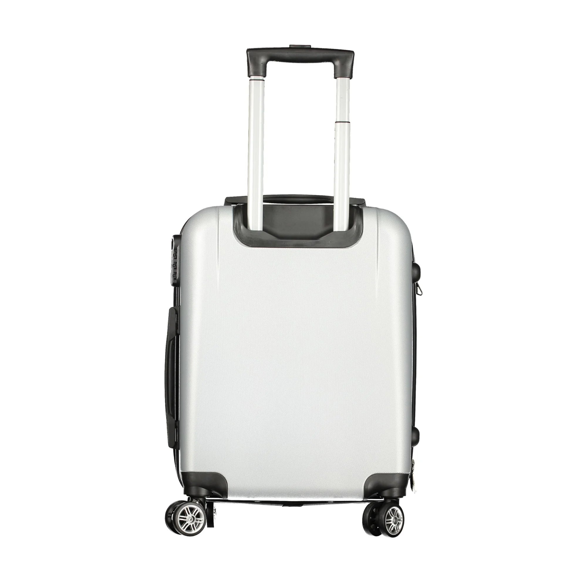 LAURA BIAGIOTTI Trolley Piccolo Donna Argento con Ruote e Lucchetto