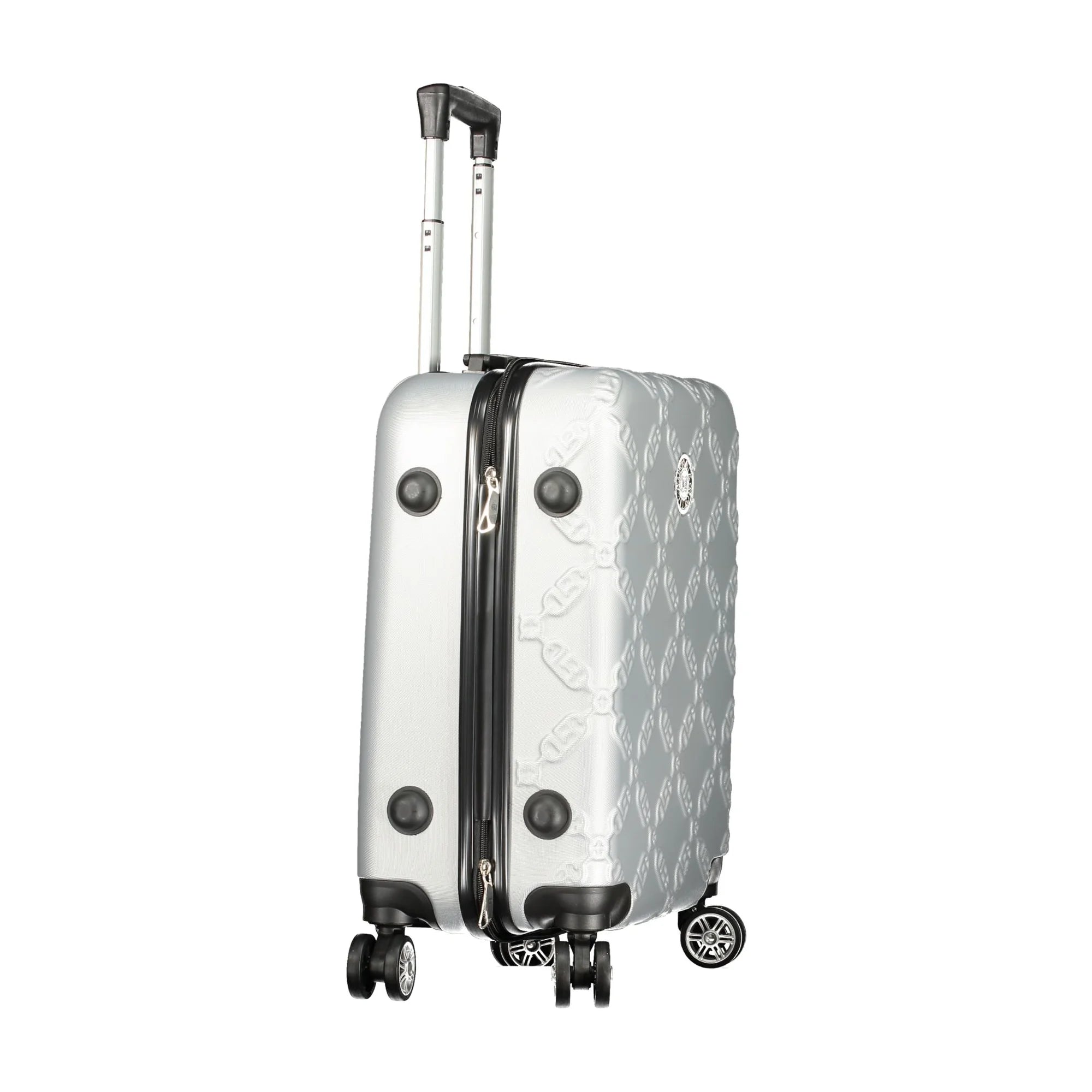 LAURA BIAGIOTTI Trolley Piccolo Donna Argento con Ruote e Lucchetto