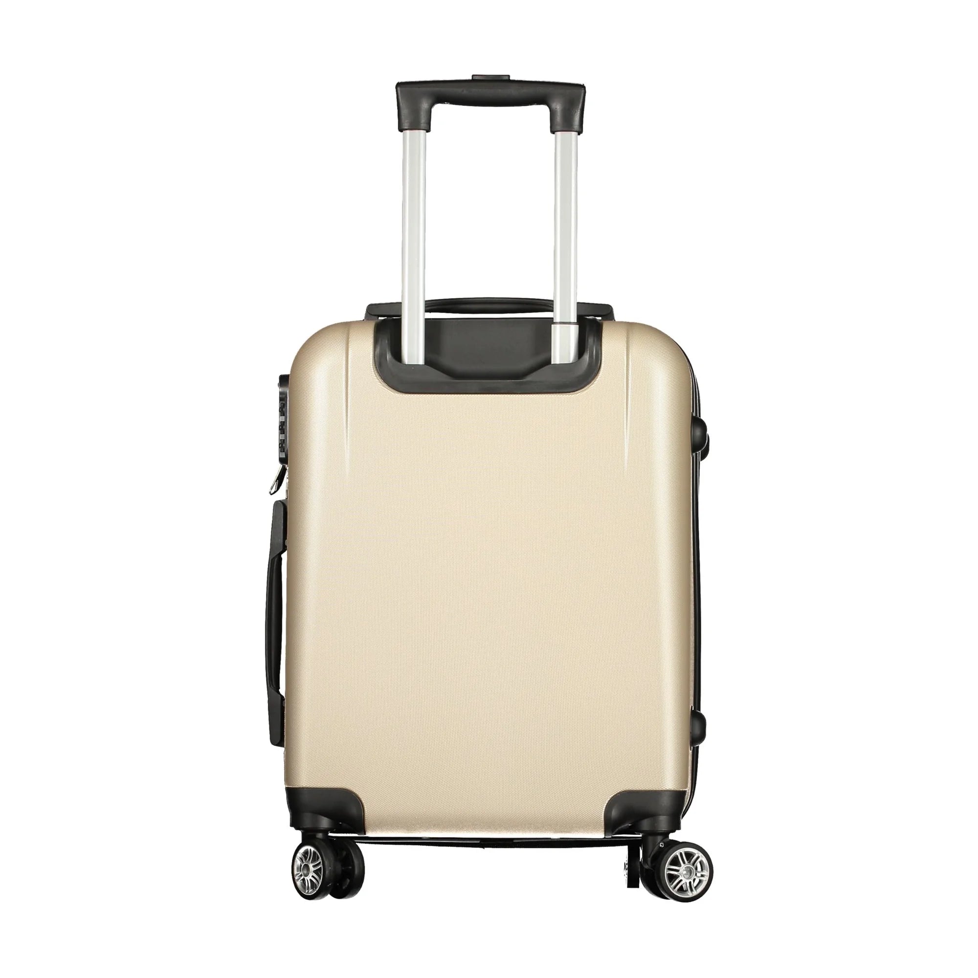 LAURA BIAGIOTTI Set 3 Trolley Grandi Donna Oro con Ruote e Lucchetto