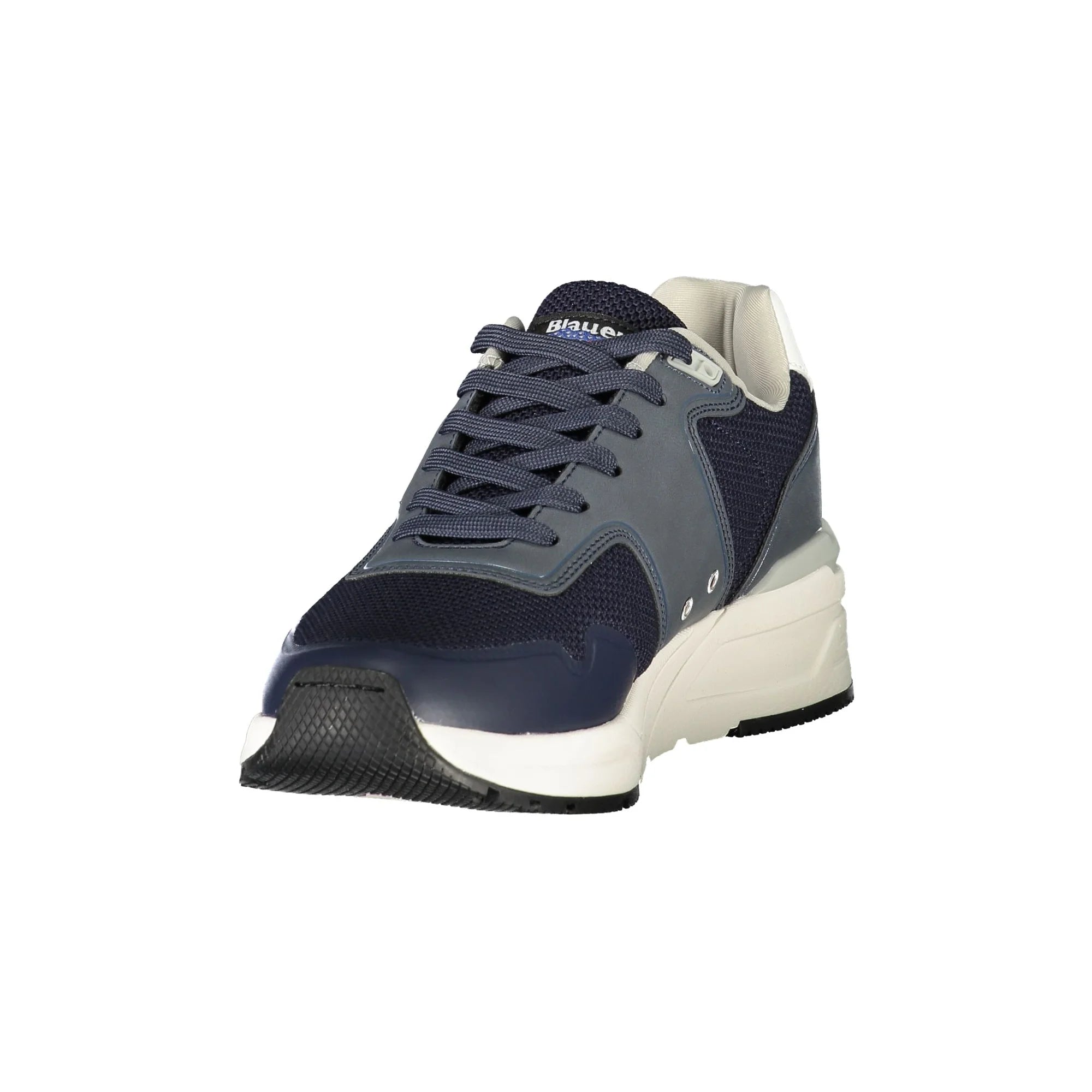 Sneakers Blauer Uomo Blu: Design Sportivo e Dettagli a Contrasto