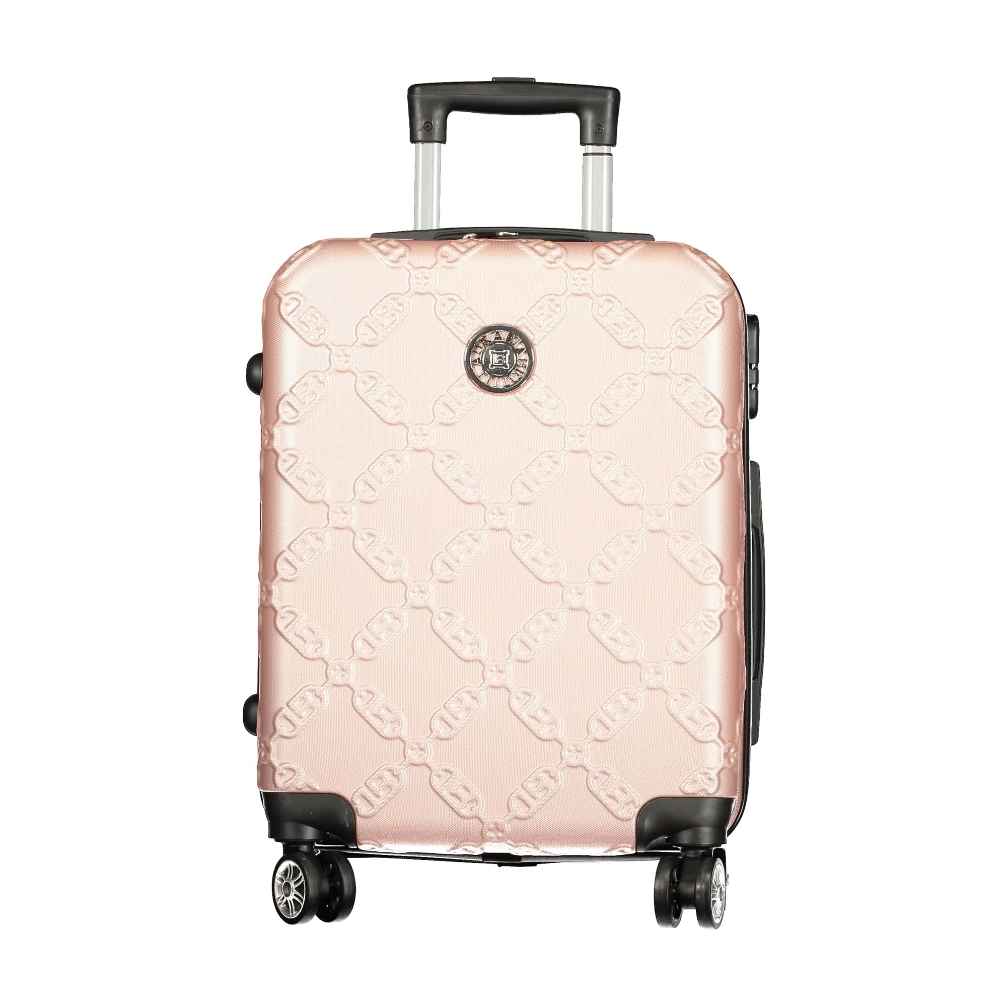 LAURA BIAGIOTTI Trolley Piccolo Donna Rosa con Ruote e Lucchetto