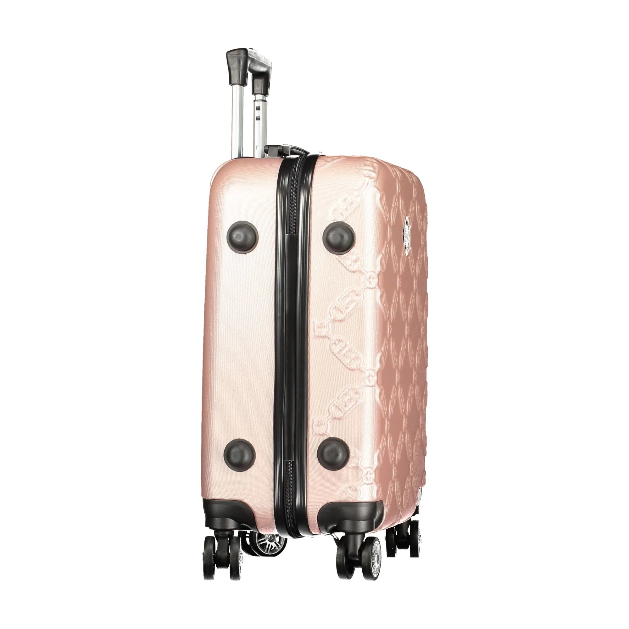 LAURA BIAGIOTTI Trolley Piccolo Donna Rosa con Ruote e Lucchetto