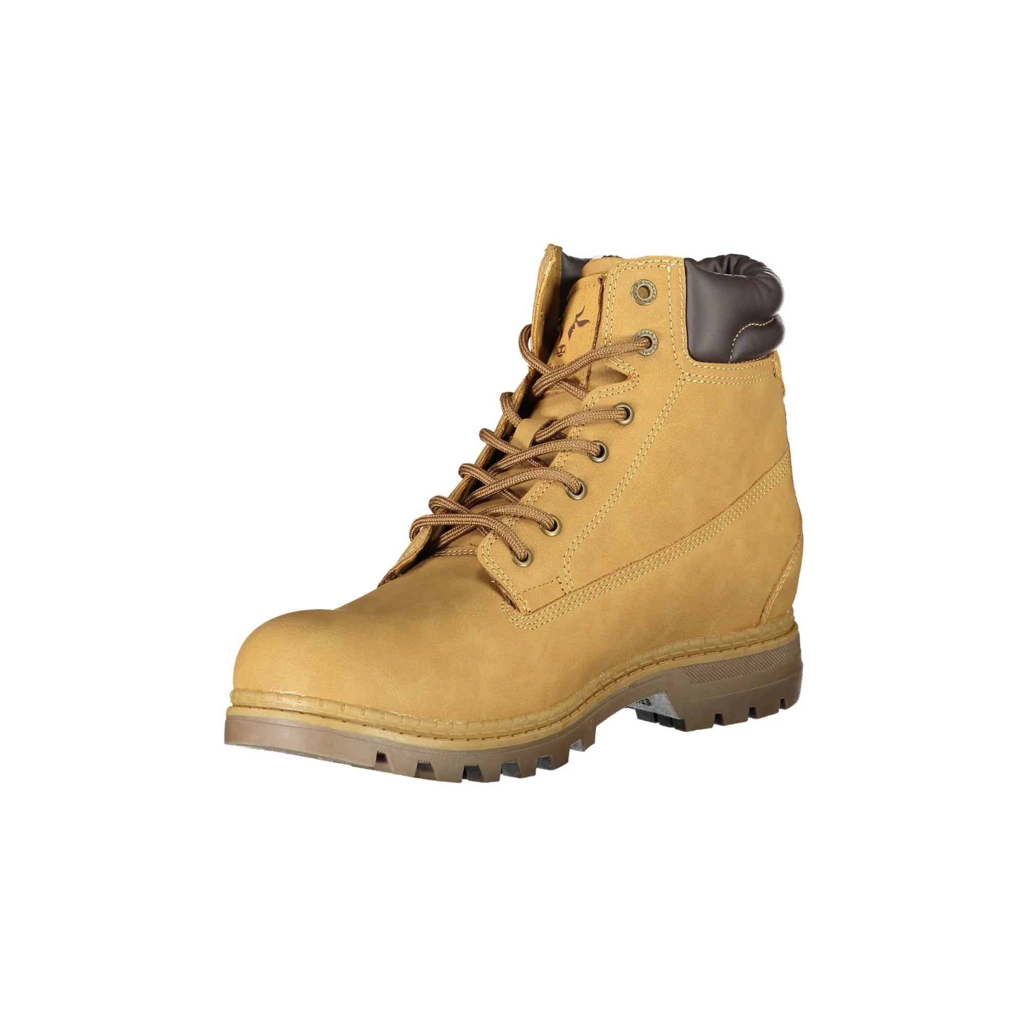 CARRERA Stivaletti Uomo Gialli con Lacci e Dettagli a Contrasto