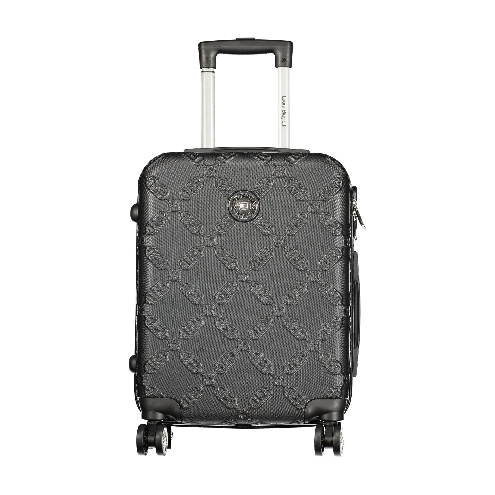 LAURA BIAGIOTTI Trolley Piccolo Donna Nero con Ruote e Lucchetto