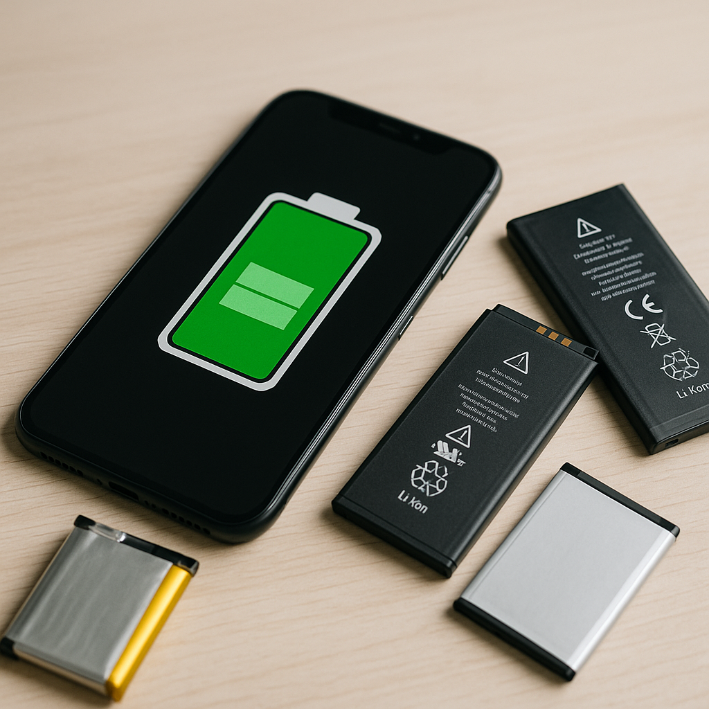Batterie smartphone: tecnologie a confronto