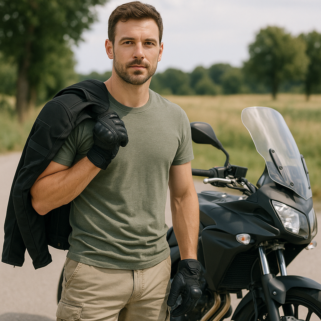 Abbigliamento estivo per motociclisti