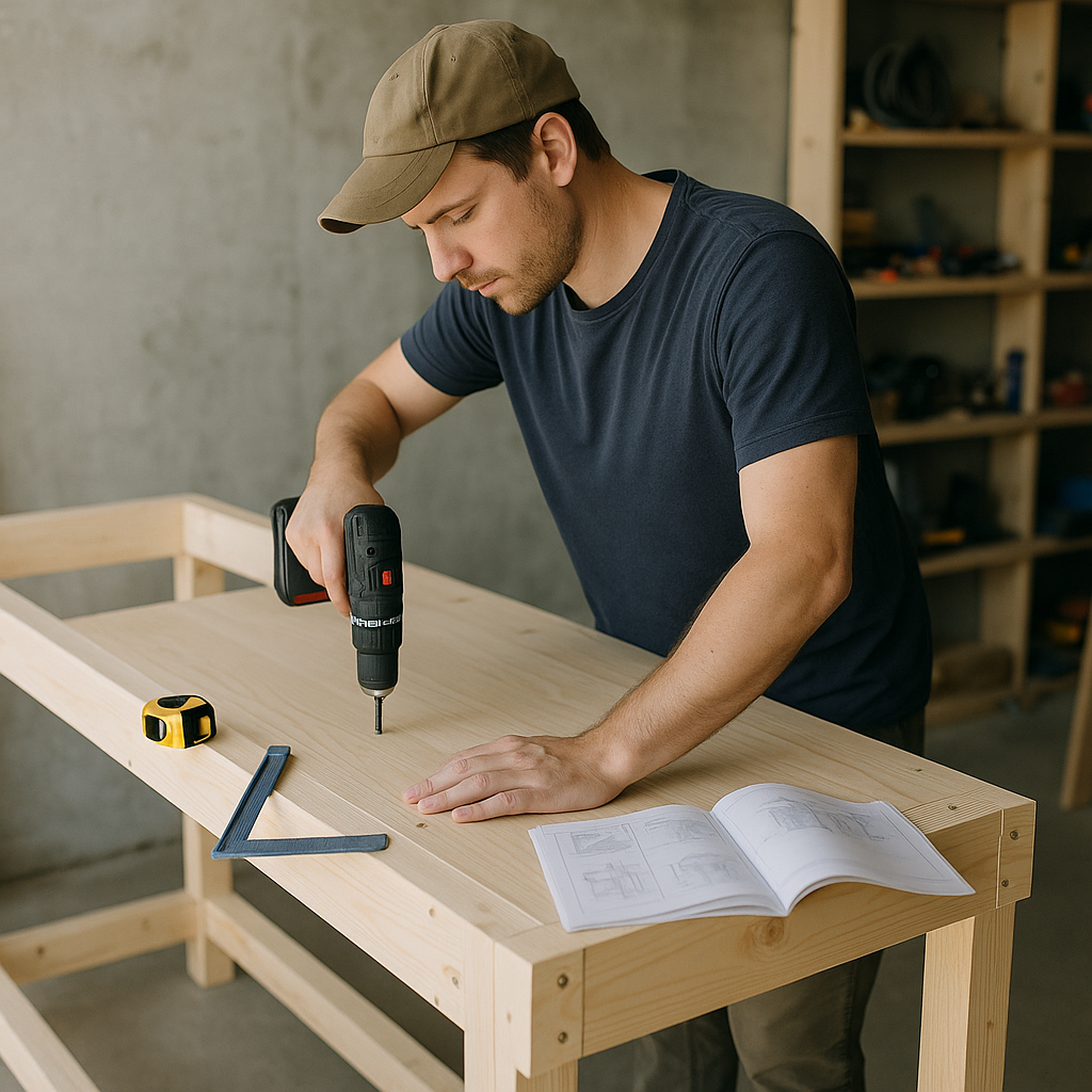Costruire un banco da lavoro: passo dopo passo