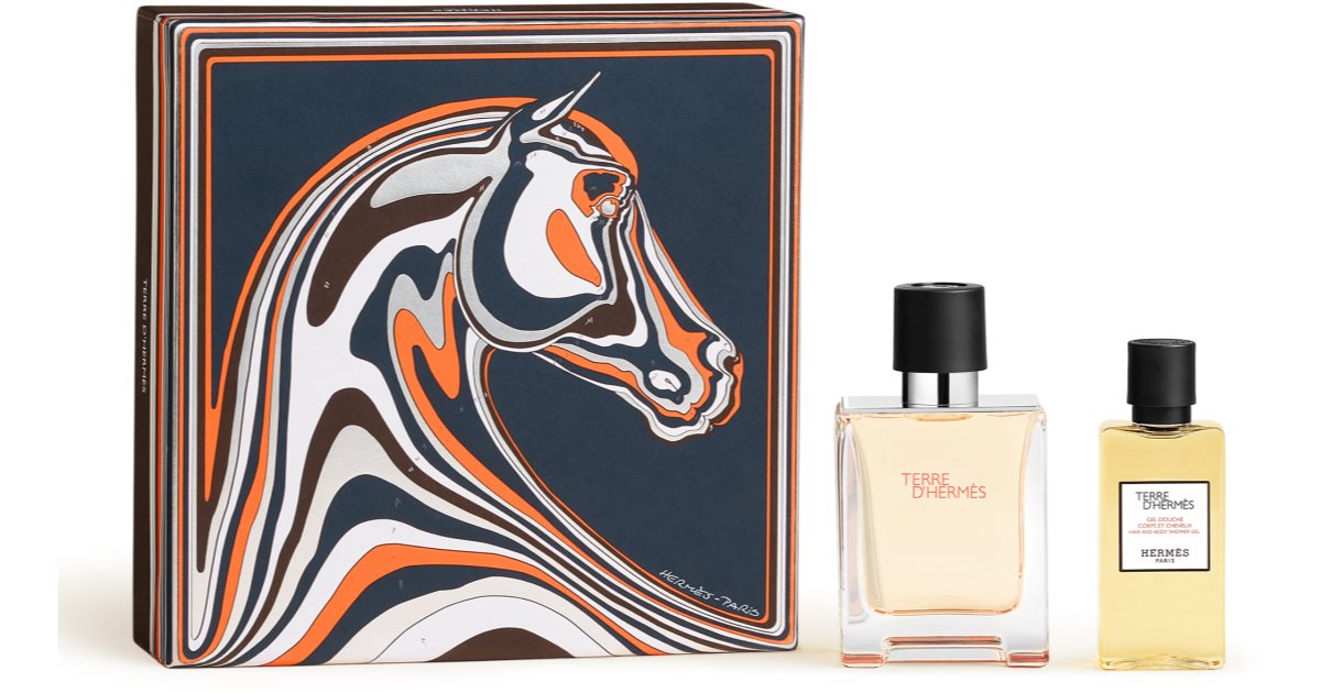 HERMÈS Terre d’Hermès Set Regalo Uomo: Eau de Toilette 50ml + Gel Doccia 40ml