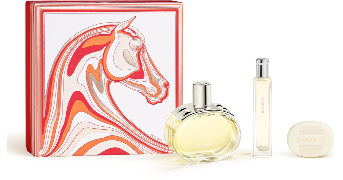 HERMÈS Barénia Eau de Parfum Confezione Regalo Donna - 50ml + 15ml + Sapone