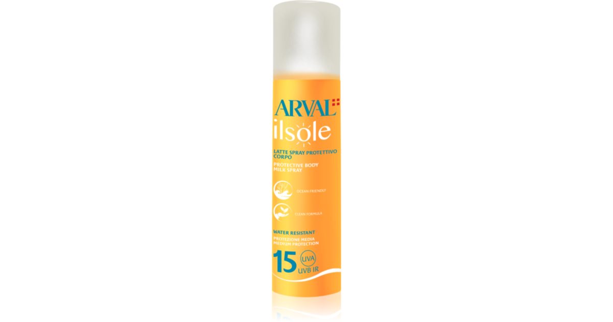 Arval IlSole SPF 15 latte abbronzante protettivo in spray 200 ml