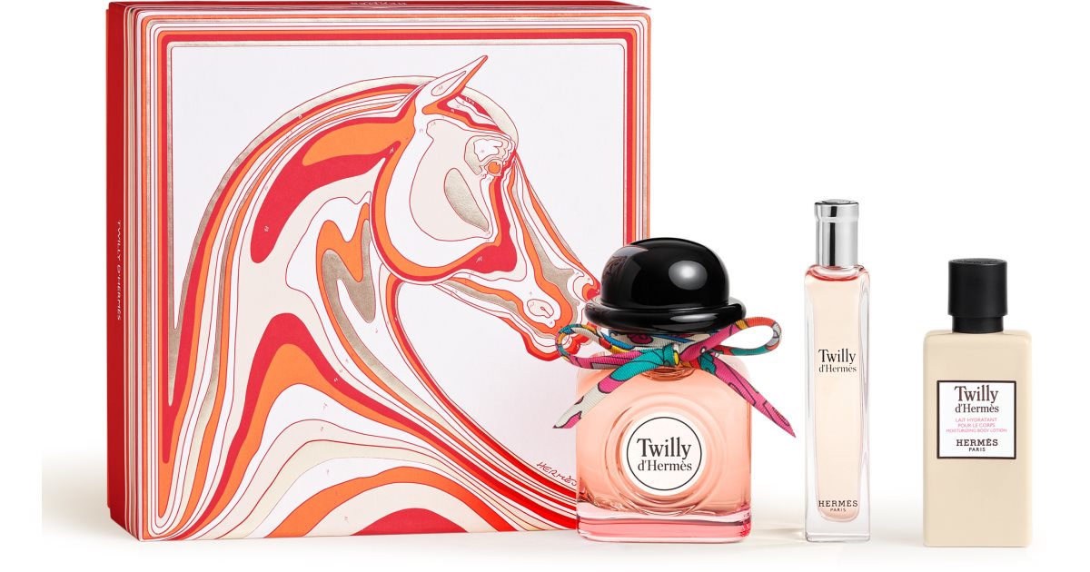 Hermès Twilly d’Hermès: Set Regalo Eau de Parfum 85ml + Edt Viaggio 15ml + Latte Corpo 40ml