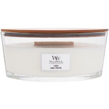 WoodWick Lino Candela 453g - Fragranza Linen