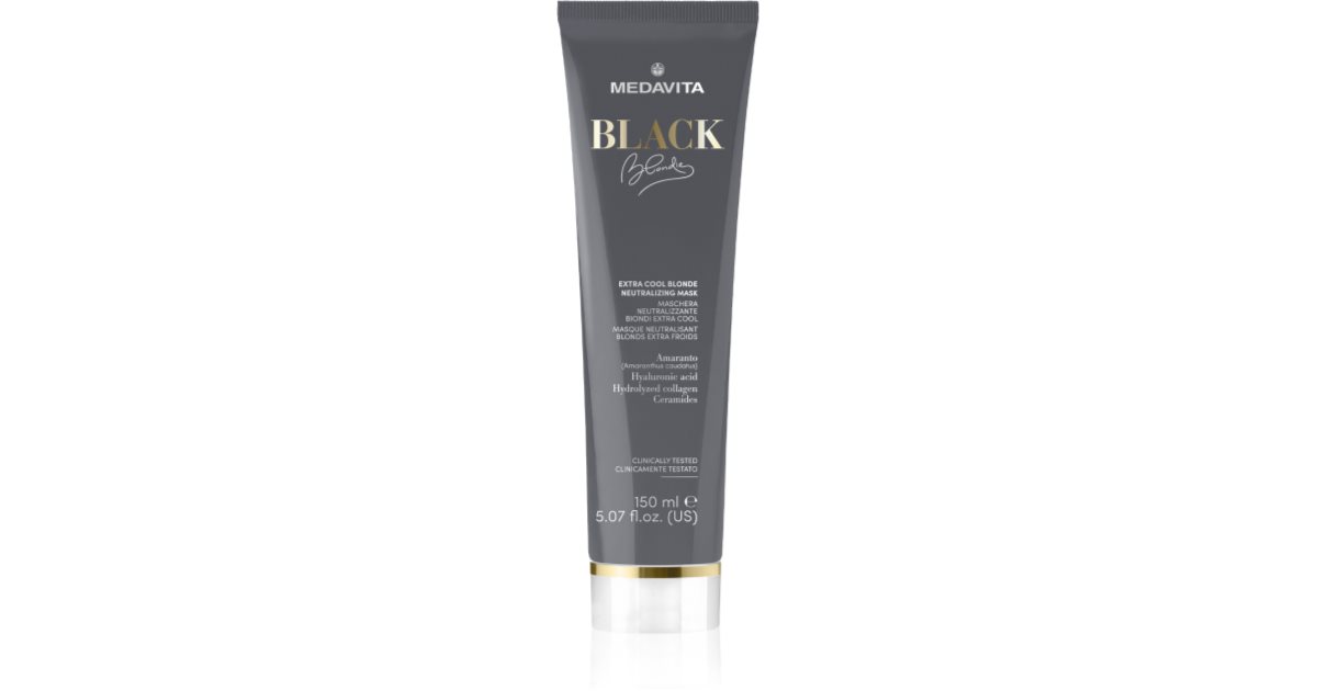 Medavita Black Blondie Extra Cool Blonde maschera neutralizzante natur