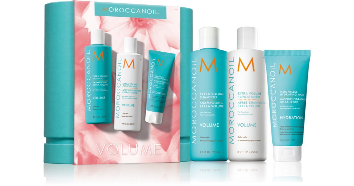 Moroccanoil Volume Kit: Set 3 Pezzi per Capelli Voluminosi