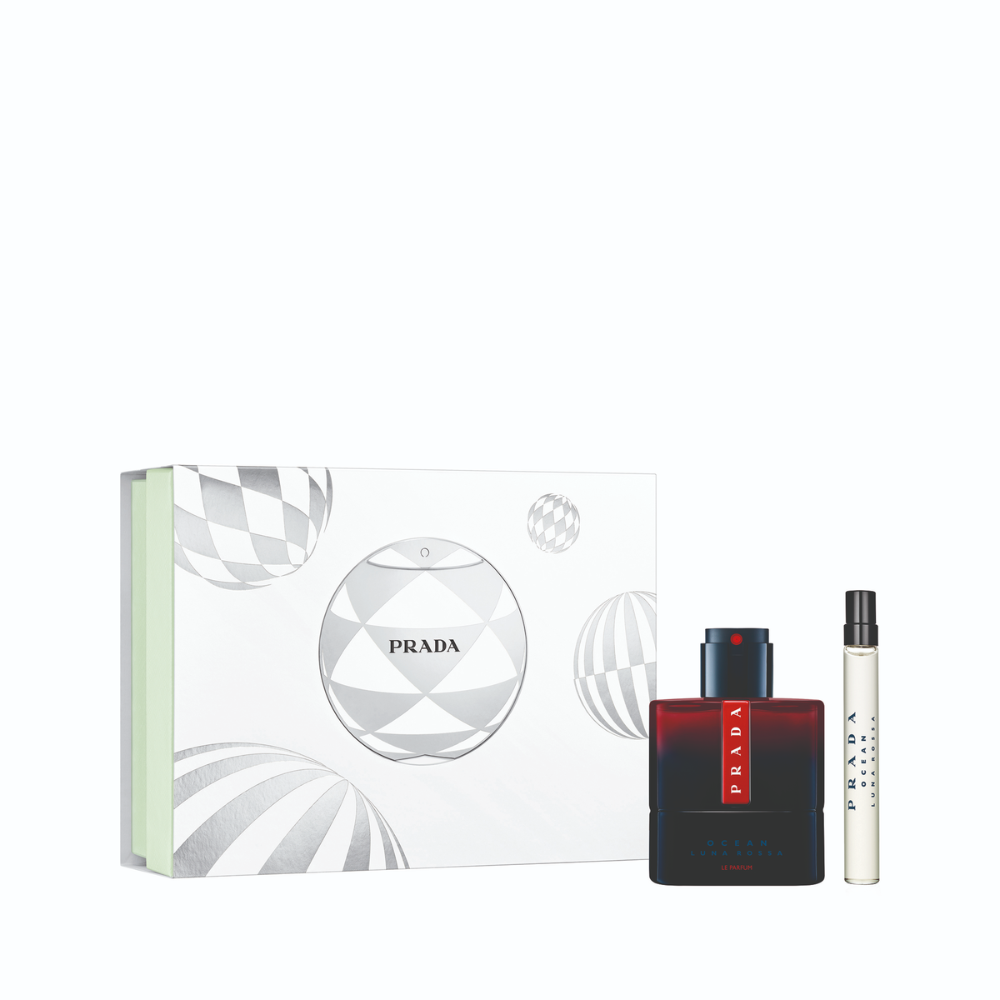 Prada Luna Rossa Ocean: Regalo Uomo - Confezione Regalo con Ricarica 50ml + Campione 10ml
