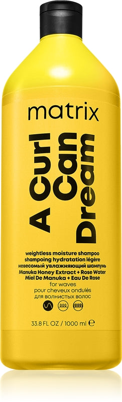 Matrix Can Dream Shampoo Idratante per Capelli Mossi e Ricci - 1000 ml