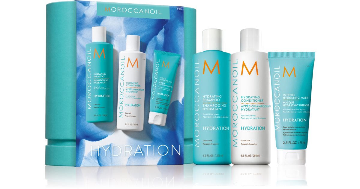 Moroccanoil Hydration Kit: Set Completo per Capelli Normali e Secchi (3 Pezzi)