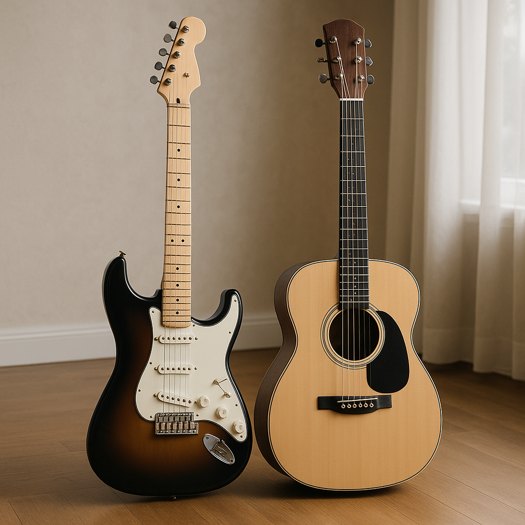 Chitarre elettriche vs acustiche: differenze chiave