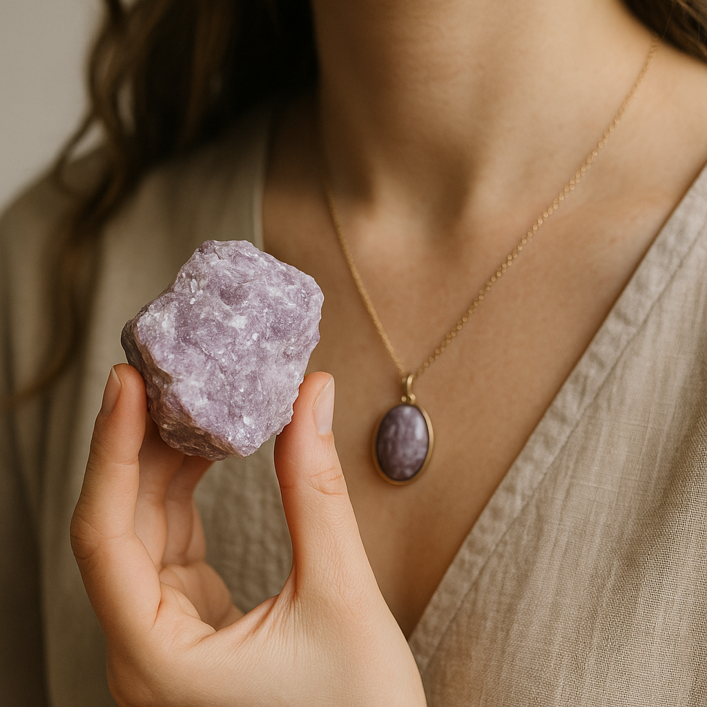 Lepidolite: proprietà e utilizzi nei gioielli