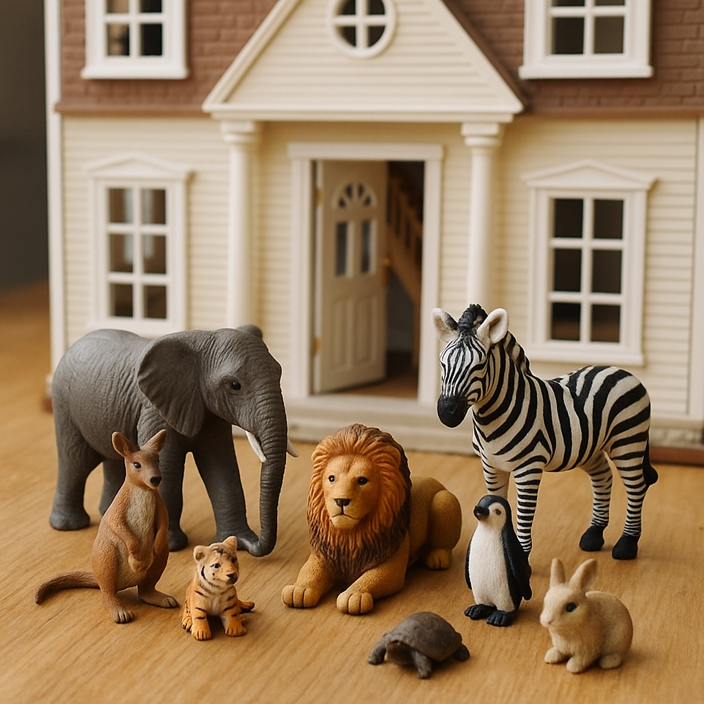 Mini zoo: animali per case di bambole