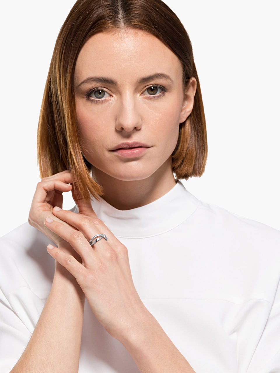 Swarovski Anello 'Twist Rows'