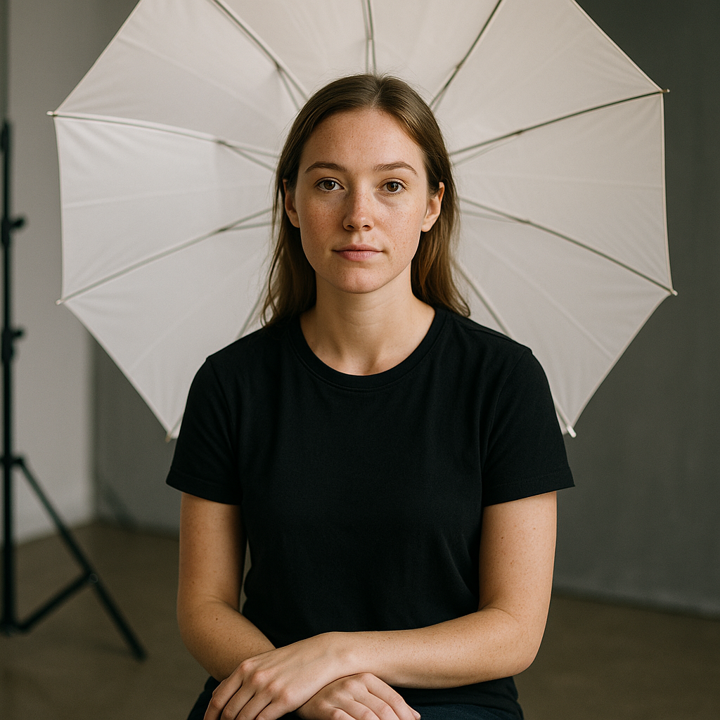 Ombrelli fotografici: diffondere la luce in studio
