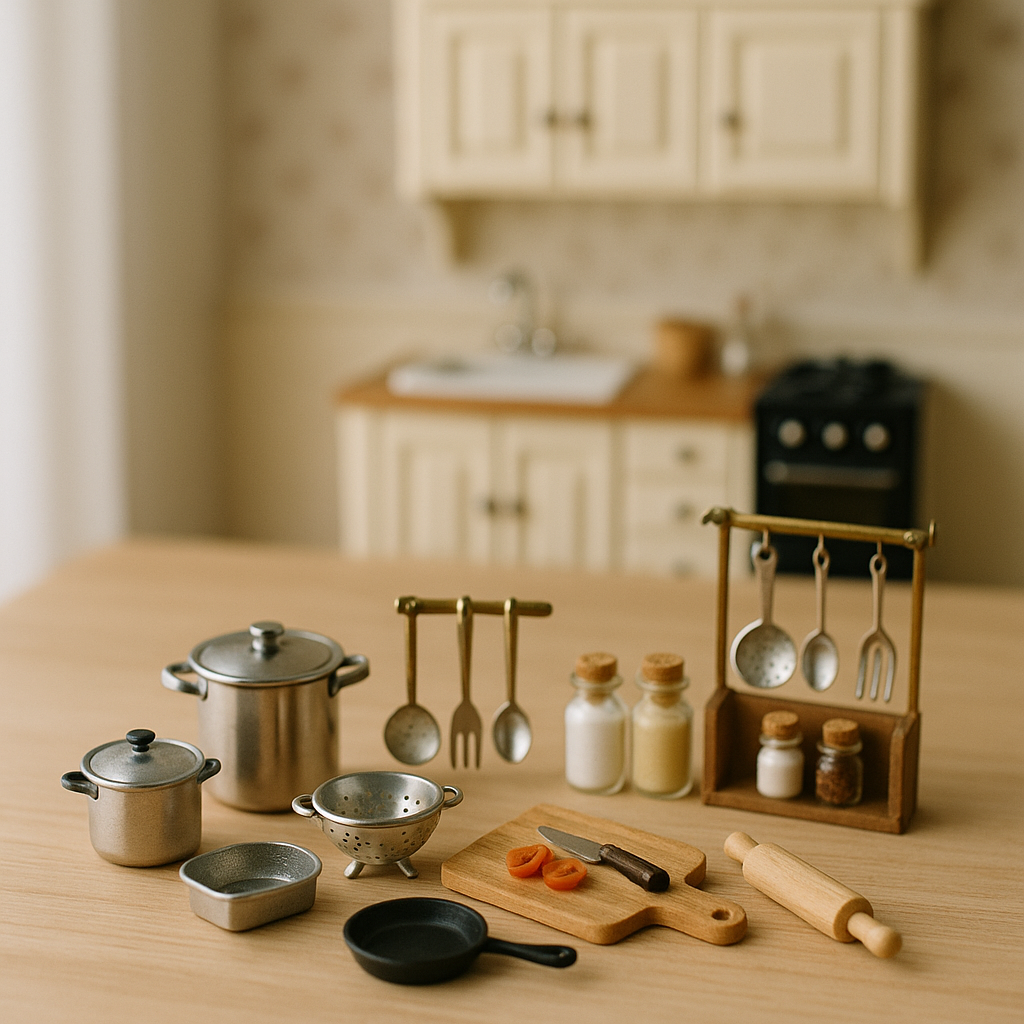Accessori cucina per case di bambole: i must-have