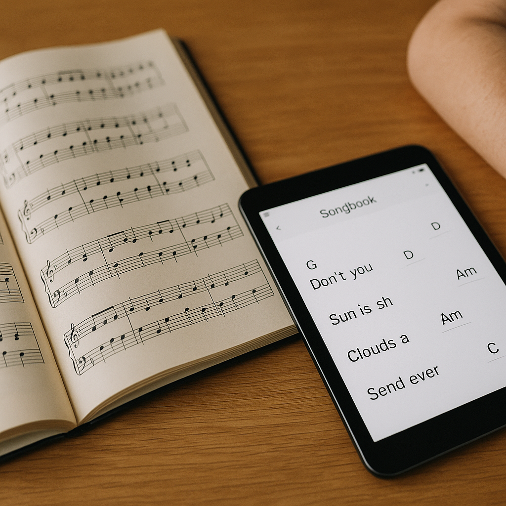 Spartiti e canzonieri nel 2026: caratteristiche da confrontare