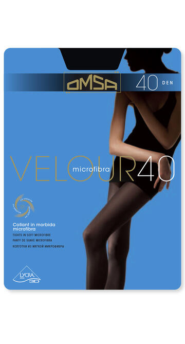Collant Donna Omsa Velour 40 XL
