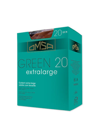 Collant Velato Donna Omsa Green 20 XL Extra Large