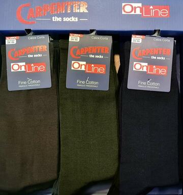 Calzino CORTO Uomo in Cotone Elasticizzato Carpenter 0106