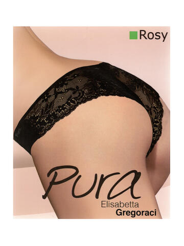 BRASILIANA DONNA PURA ROSY: Slip in Microfibra e Pizzo