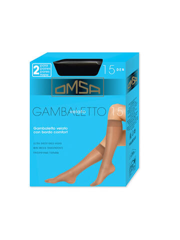 GAMBALETTO DONNA OMSA VELATO 15 - 2 Paia