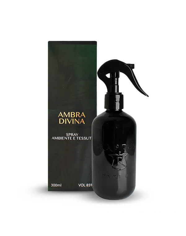 Spray Profumato Ambra Divina 300ml - Fragranza Persistente