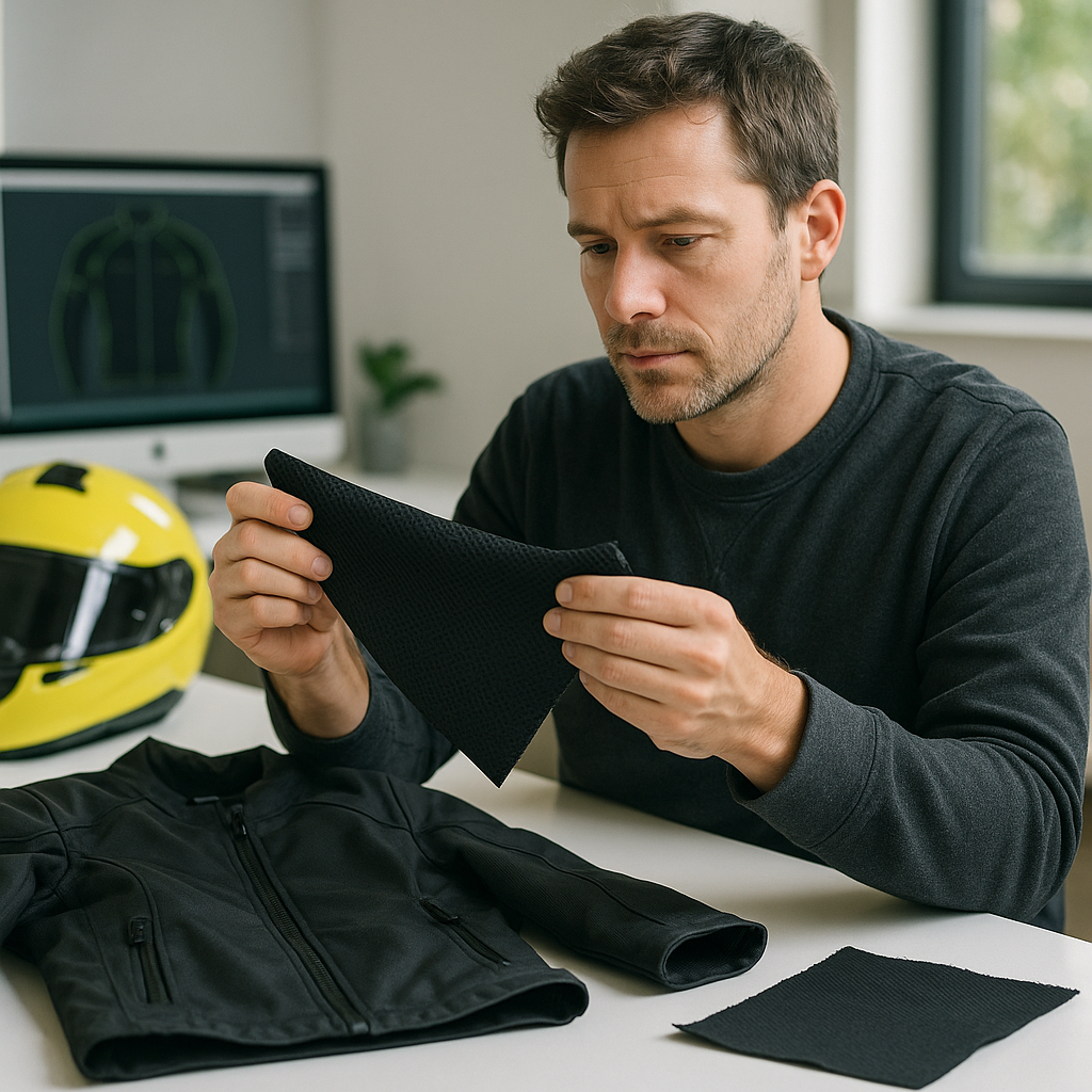 Innovazioni nei tessuti per abbigliamento moto