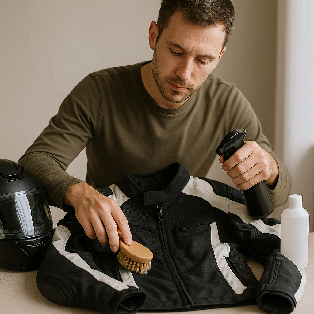 Consigli per la manutenzione dell'abbigliamento moto