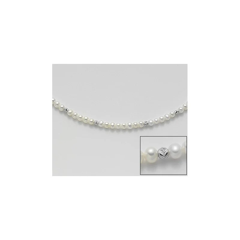 Collana Donna Mikiko Filo di Perle MC1214O4FCBI045