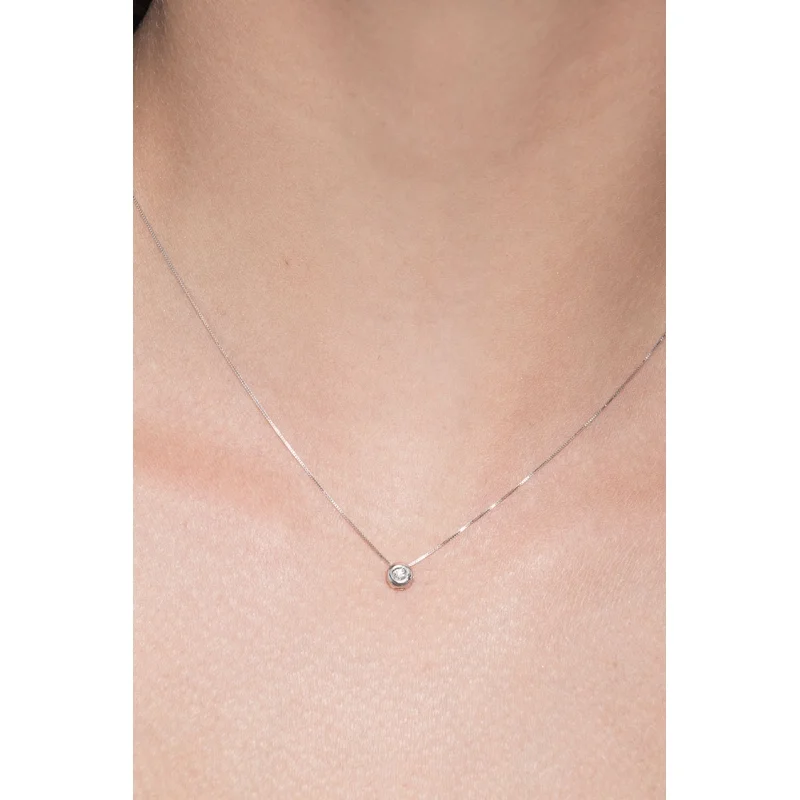 Collana Promesse: Gioielli Donna Punto Luce con Diamanti PPLA
