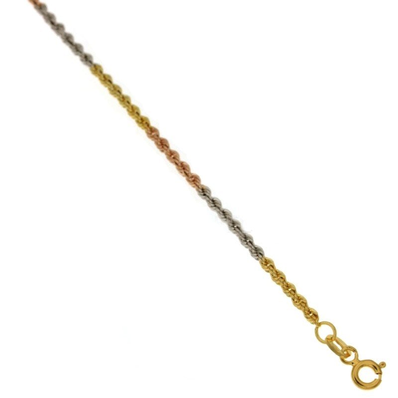 Bracciale donna in oro tre colori 803321703120