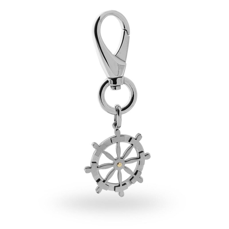 Portachiavi Acciaio Timone 15800 - Uomo Donna