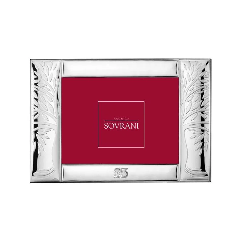 Cornice in Argento Lucido 25° Anniversario Sovrani Argenti W626