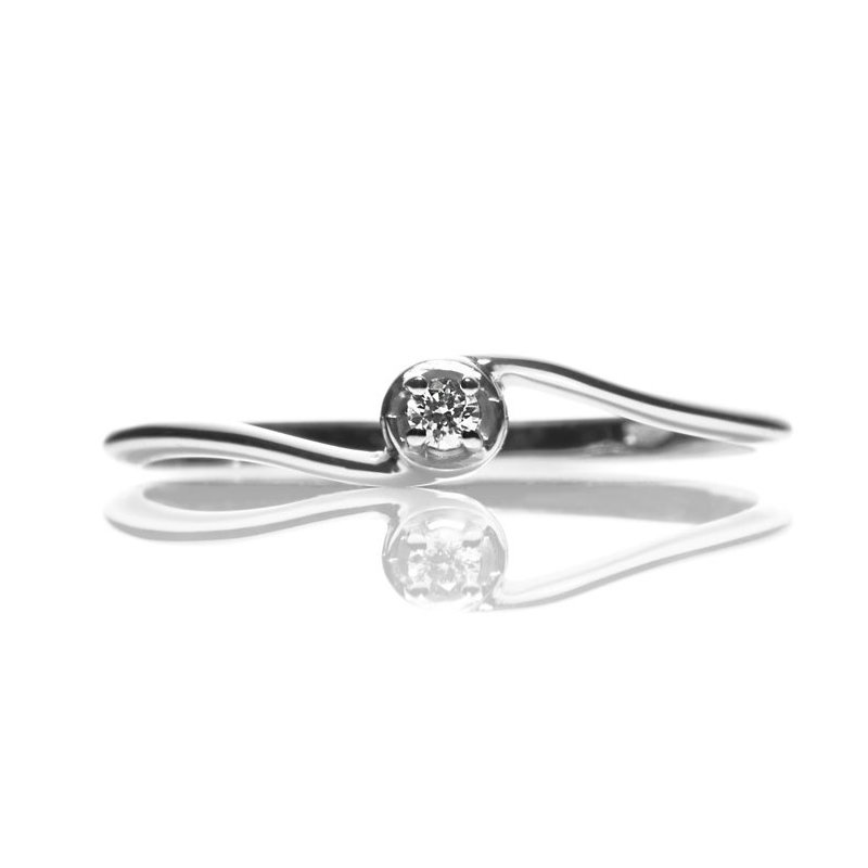 Anello Promesse Donna Solitario Diamante TH6A