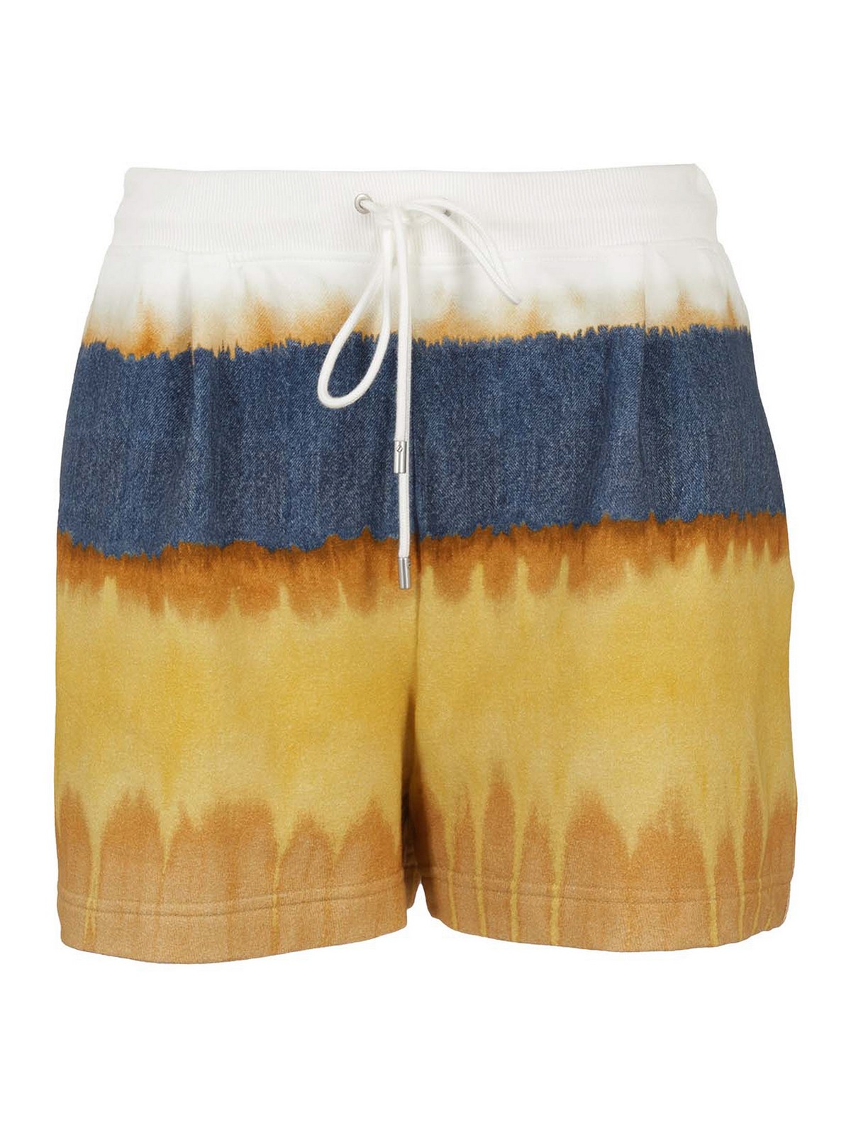 Shorts in cotone tricolore