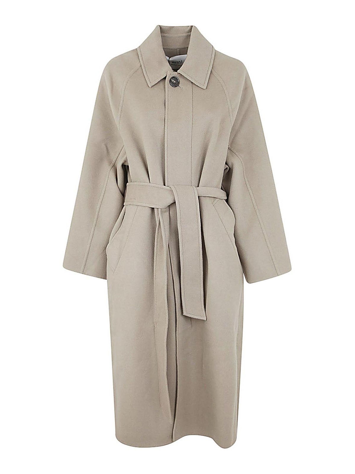 Cappotto Lungo con Cintura