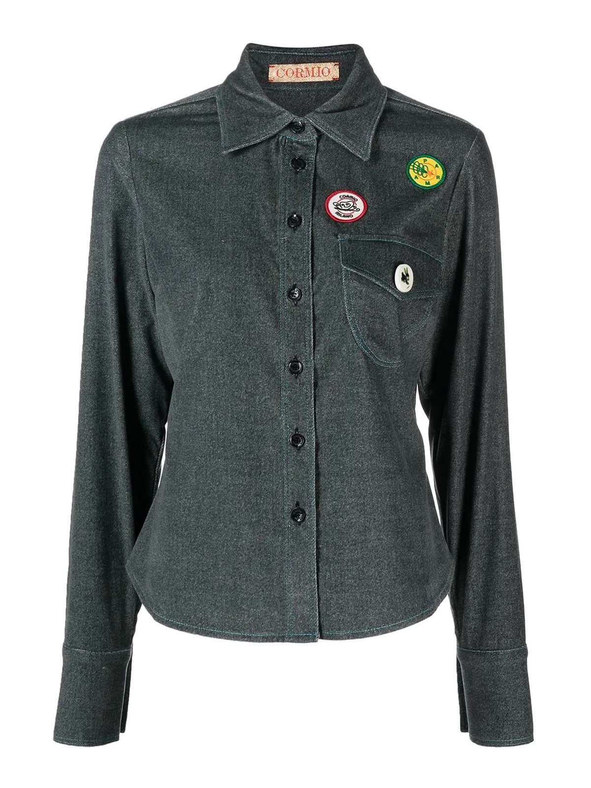 Camicia Katy: Eleganza con Dettaglio Patch