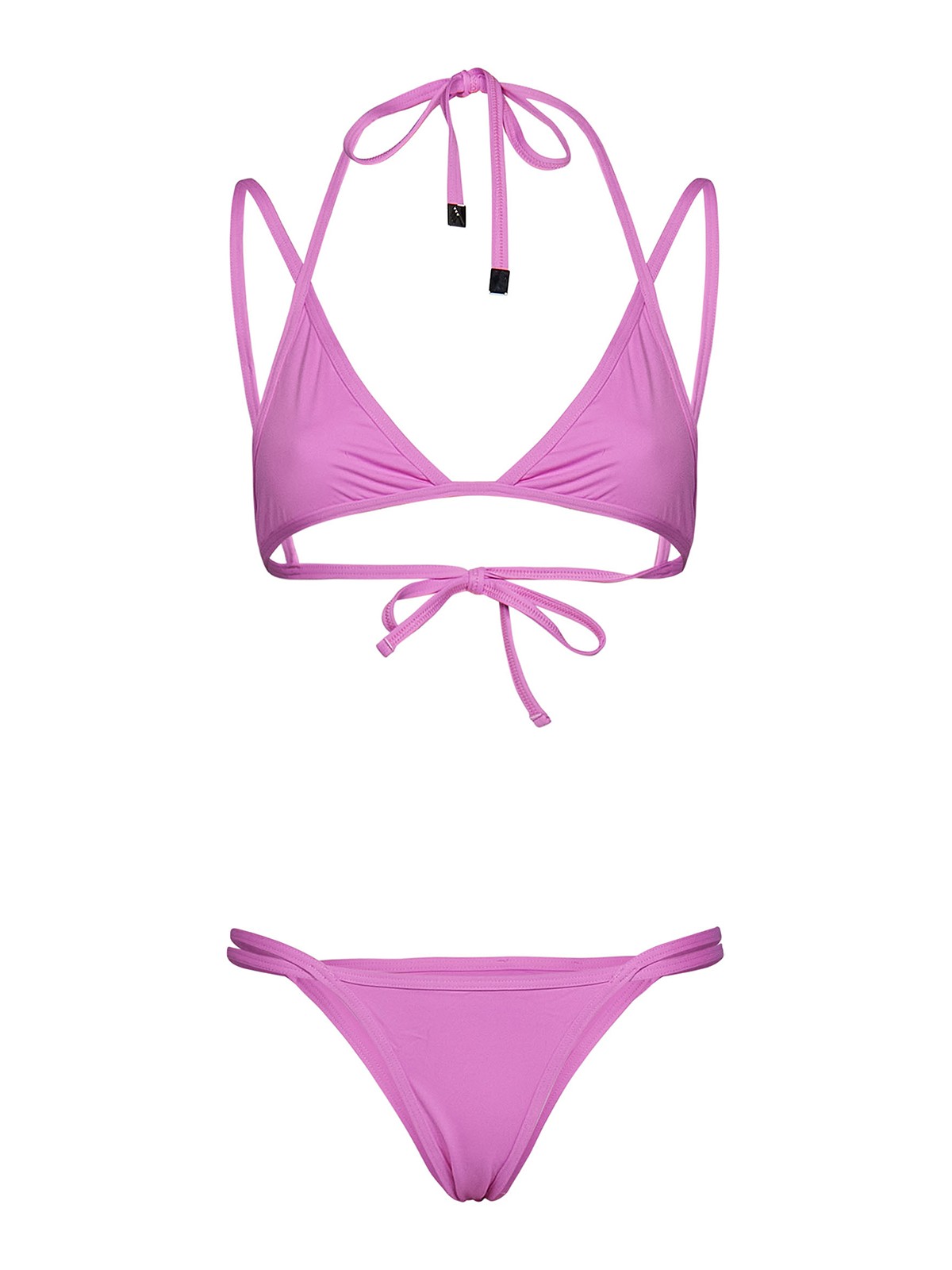 Bikini: Design Regolabile e Lycra Rosa Taglia S