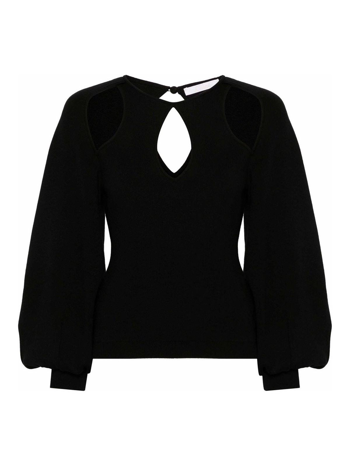 Maglione: Design Nero Elasticizzato