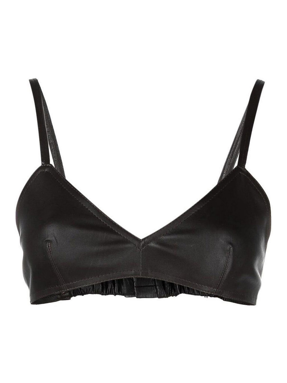Sierra Leather Bralette: Eleganza Sottile