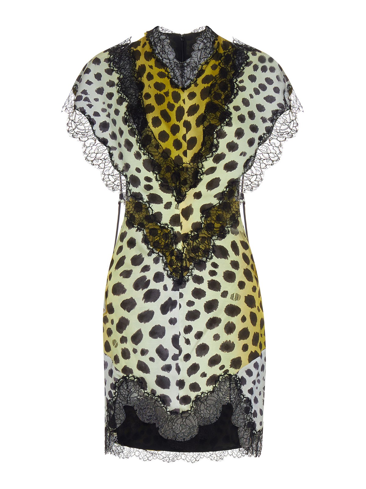 Mini Abito in Rasio Viscosa Stampa Ghepardo