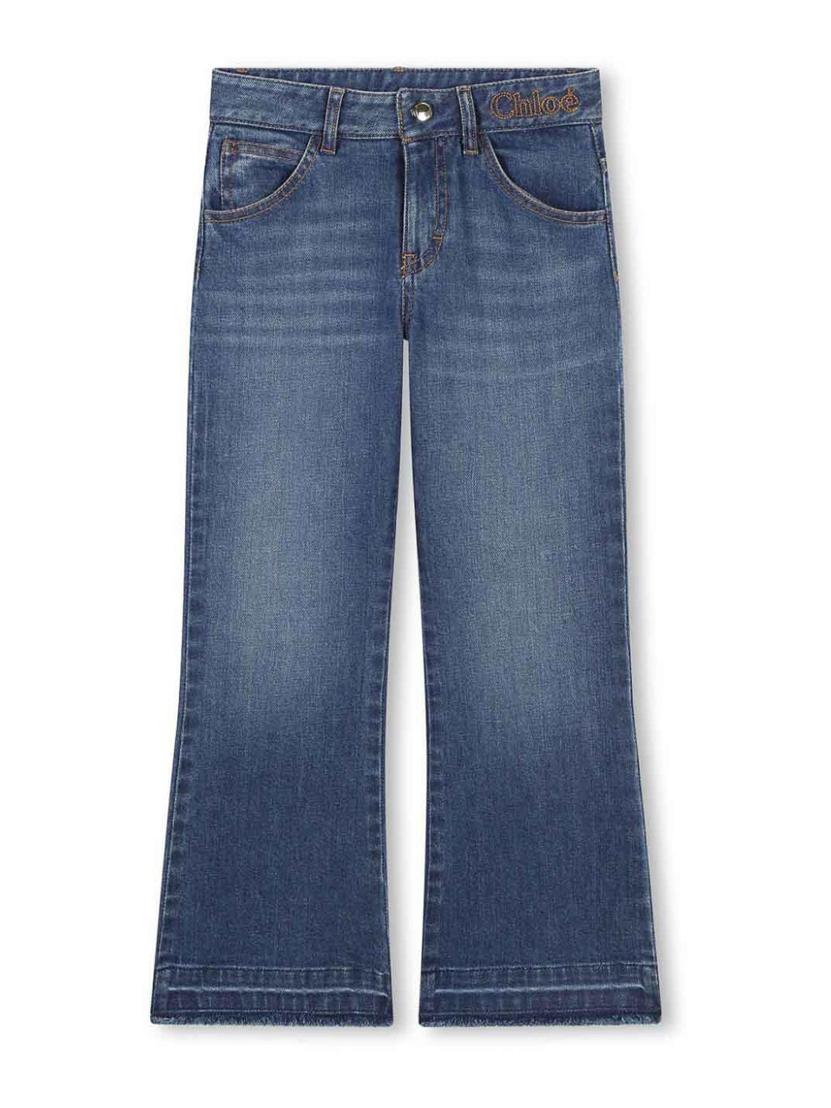 Jeans Chlo Kids: Design Patchwork e Sfrangiatura